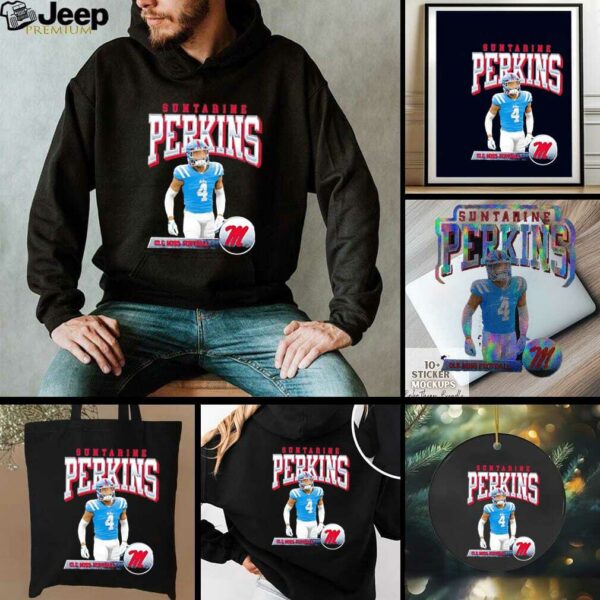 Suntarine Perkins Ole Miss Rebels Illustrated shirt