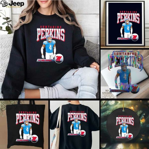 Suntarine Perkins Ole Miss Rebels Illustrated shirt