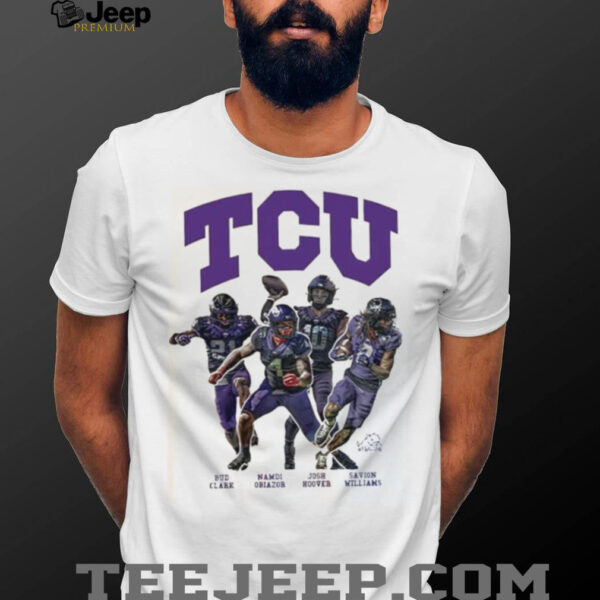 TCU Horned Frogs football players vintage shirt