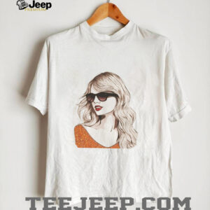TS Taylor Orange glitter shirt