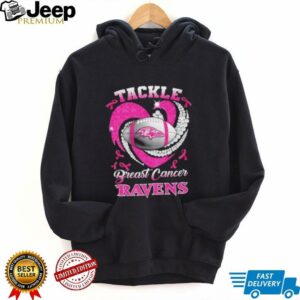 Tackle Breast Cancer Baltimore Ravens Diamond Heart shirt