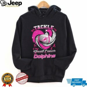 Tackle Breast Cancer Miami Dolphins Diamond Heart shirt