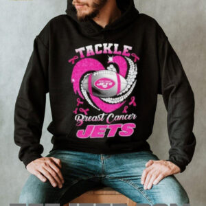 Tackle Breast Cancer New York Jets Diamond Heart shirt