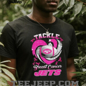 Tackle Breast Cancer New York Jets Diamond Heart shirt