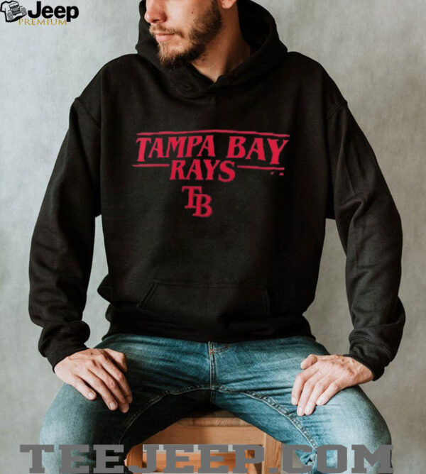 Tampa Bay Rays Stranger Things Logo Lockup T Shirt