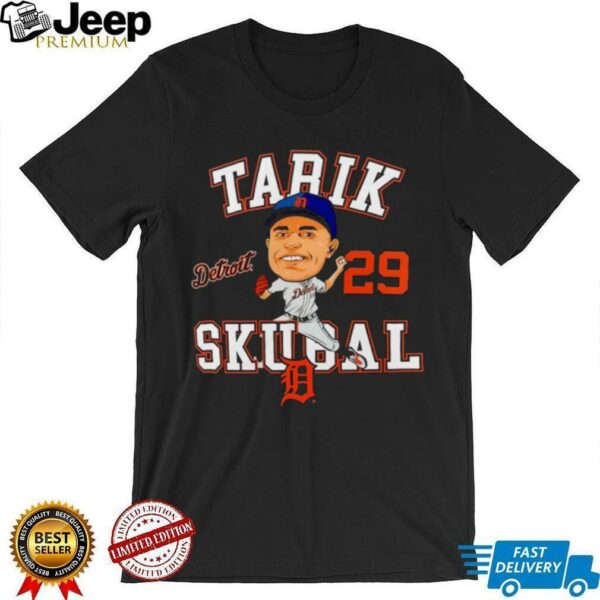 Tarik Skubal Detroit Tigers MLB caricature shirt