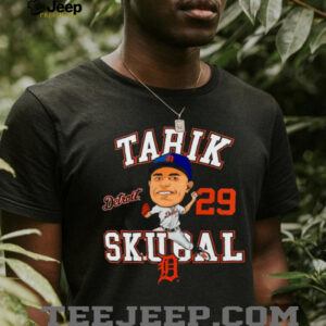 Tarik Skubal Detroit Tigers MLB caricature shirt