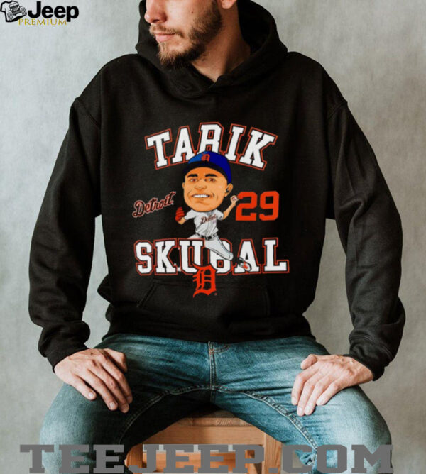 Tarik Skubal Detroit Tigers MLB caricature shirt