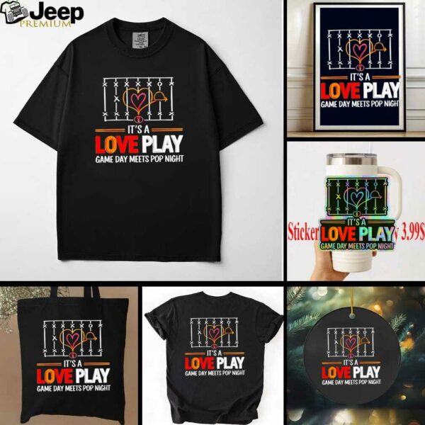 Taylor and Travis engaged it’s a love play game day meets pop night shirt