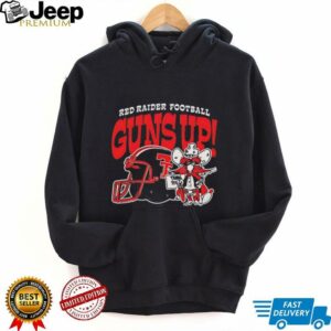 Texas Tech Red Raiders University football guns up shirt