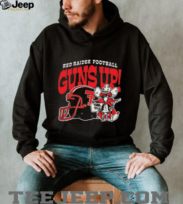Texas Tech Red Raiders University football guns up shirt