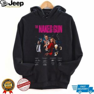 The Naked Gun movie signatures poster shirt