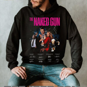 The Naked Gun movie signatures poster shirt