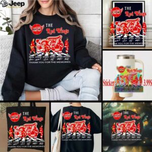 The Red Wings 100 years of Hockeytown thank you for the memories shirt