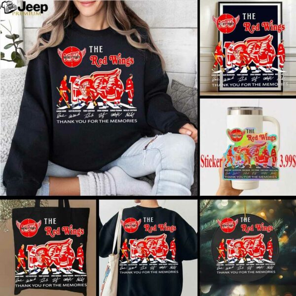 The Red Wings 100 years of Hockeytown thank you for the memories shirt