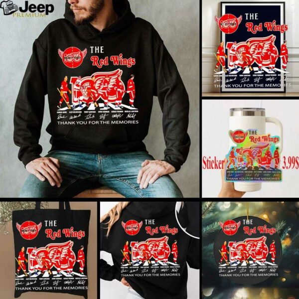 The Red Wings 100 years of Hockeytown thank you for the memories shirt