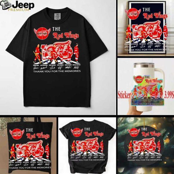 The Red Wings 100 years of Hockeytown thank you for the memories shirt