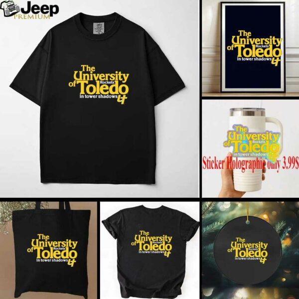 The University Toledo Rockets in tower shadows shirt