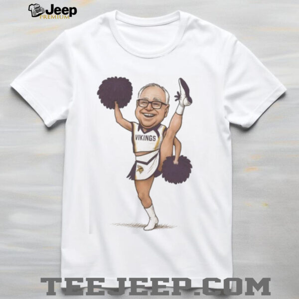 Tim twinkle toes Walz cheerleader Minnesota Vikings shirt