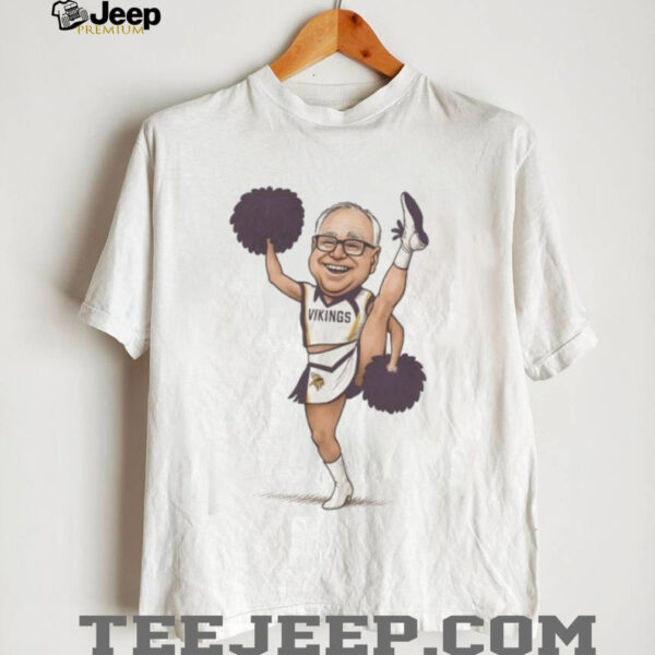 Tim twinkle toes Walz cheerleader Minnesota Vikings shirt