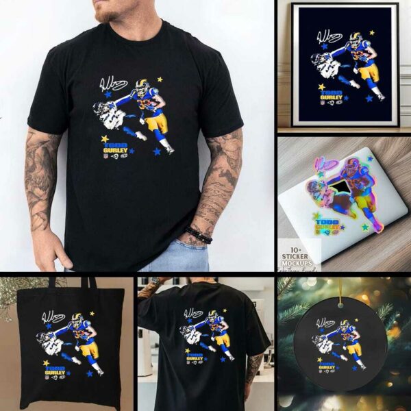 Todd Gurley Los Angeles Rams NFL star football lover signature shirt