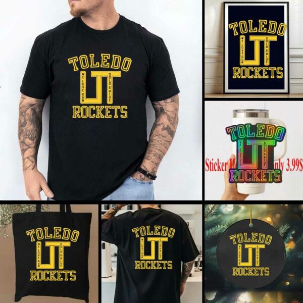 Toledo Rockets UT we love our gold and blue shirt
