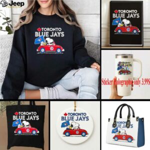 Toronto Blue Jays X The Peanuts Driving Car Shirt