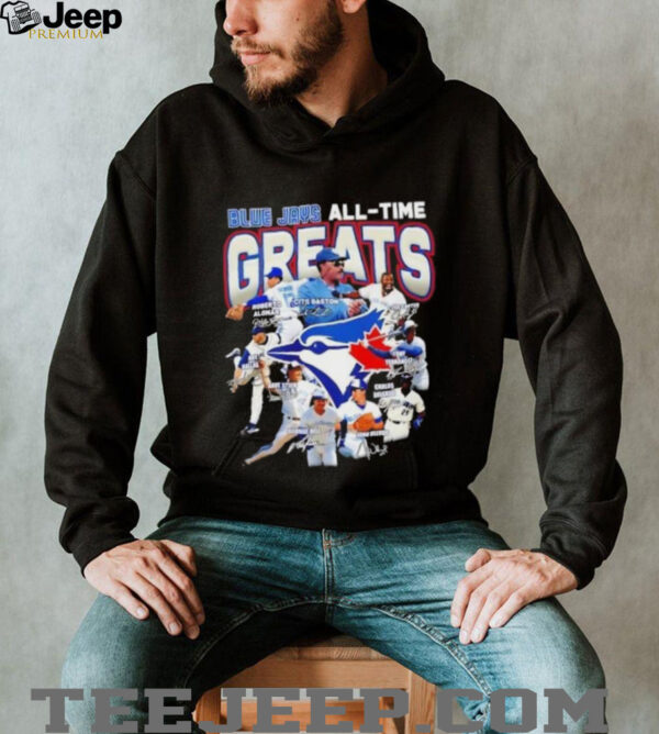 Toronto Blue Jays all time greats legends players signatures shirt