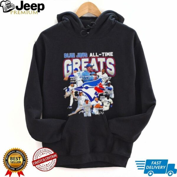 Toronto Blue Jays all time greats legends players signatures shirt