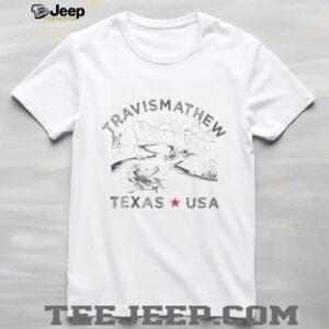 TravisMathew Men's Bracken Cave 2.0 TX State Graphic Golf T Shirt