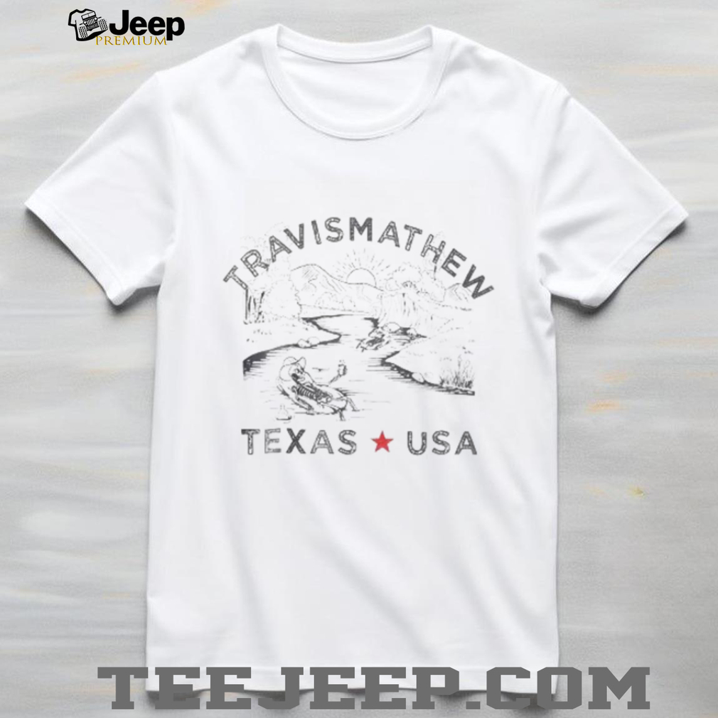 TravisMathew Men's Bracken Cave 2.0 TX State Graphic Golf T Shirt