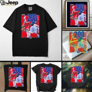 Trevor Story Boston Red Sox 200 HR shirt