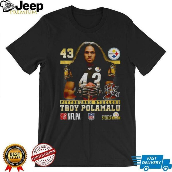 Troy Polamalu Pittsburgh Steelers Football NFL 2025 signature shirt