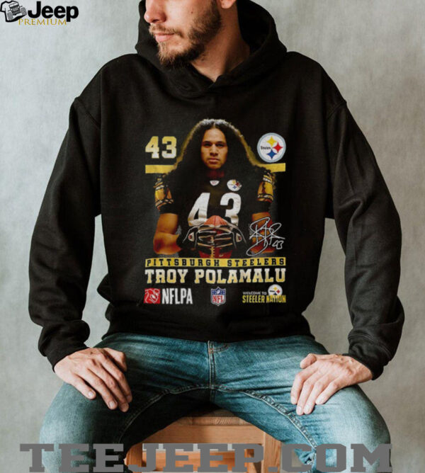 Troy Polamalu Pittsburgh Steelers Football NFL 2025 signature shirt