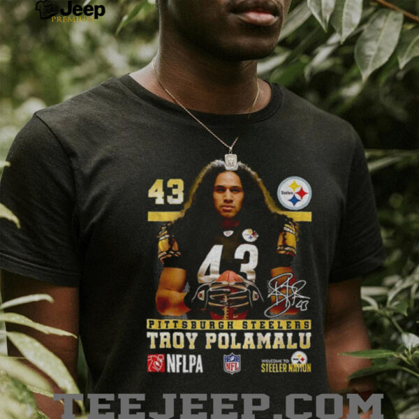 Troy Polamalu Pittsburgh Steelers Football NFL 2025 signature shirt