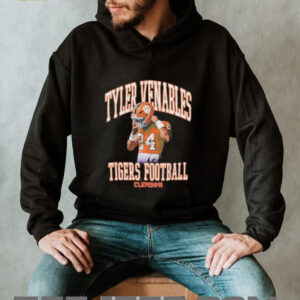Tyler Venables illustrated Tigers football shirt