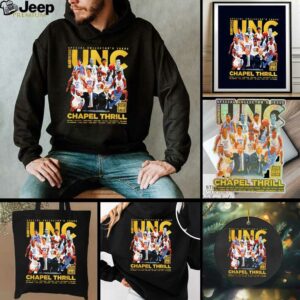 UNC Tar Heels Chapel basketball Thrill Legends Slam shirt