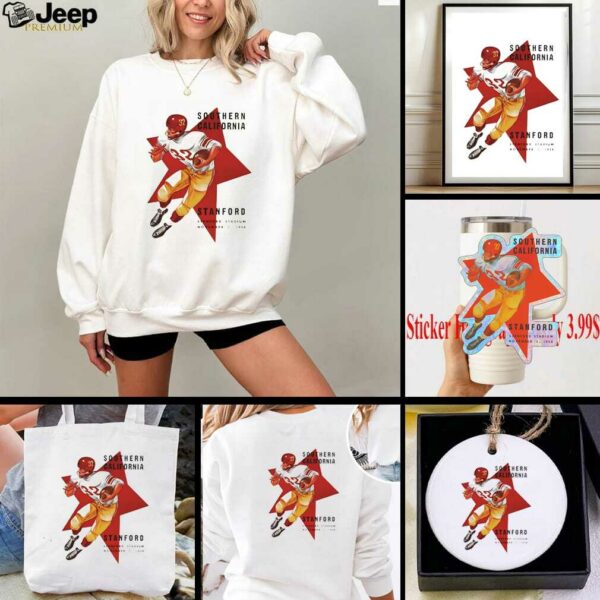USC Trojans Stanford Stadium football graphic shirt