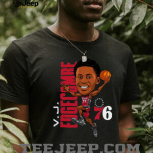 VJ Edgecombe Philadelphia 76ers Caricature T Shirt
