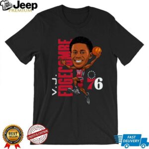 VJ Edgecombe Philadelphia 76ers Caricature T Shirt