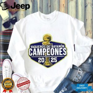 Vaqueros De Bayamon League Championship 2025 shirt