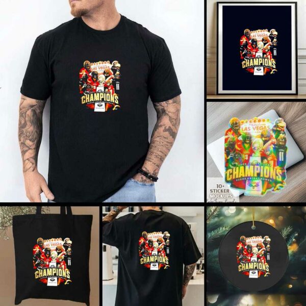 Vegas Knight Hawks NFL 2025 IFL National Champions shirt