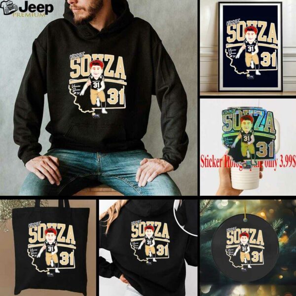 Vinnie Souza Montana State Bobcats caricature ’25 shirt