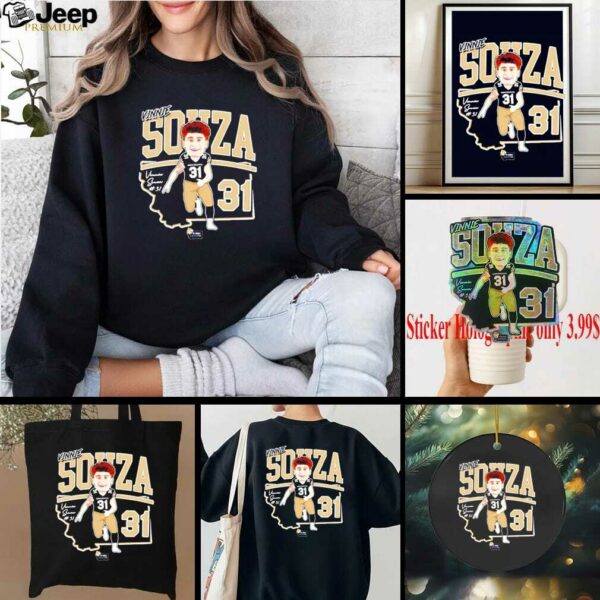 Vinnie Souza Montana State Bobcats caricature ’25 shirt