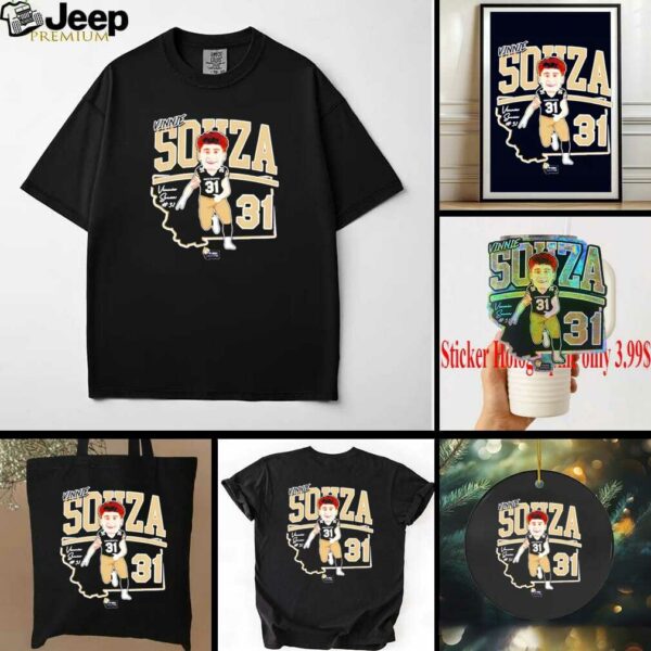 Vinnie Souza Montana State Bobcats caricature ’25 shirt