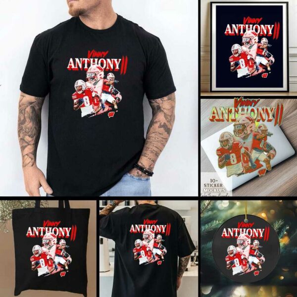 Vinny Anthony Wisconsin Football NCAA Legacy shirt