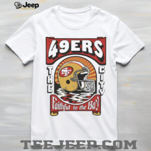 Vintage 49ers Football Faithful to The Bay Retro San Francisco Shirt