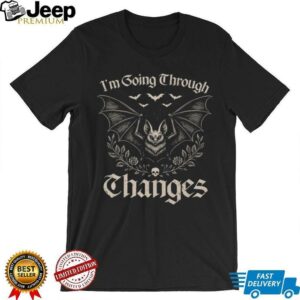 Vintage Gothic Bat Skull Roses Shirt