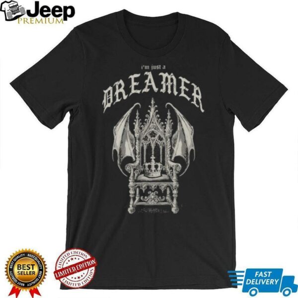Vintage Gothic Bat Throne Crown Shirt