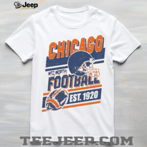 Vintage Style Chicago Football Game Day Shirt